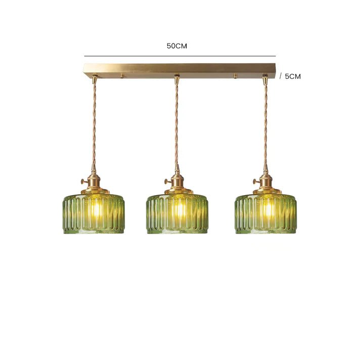 Vintage Crystal Hanging Lamp