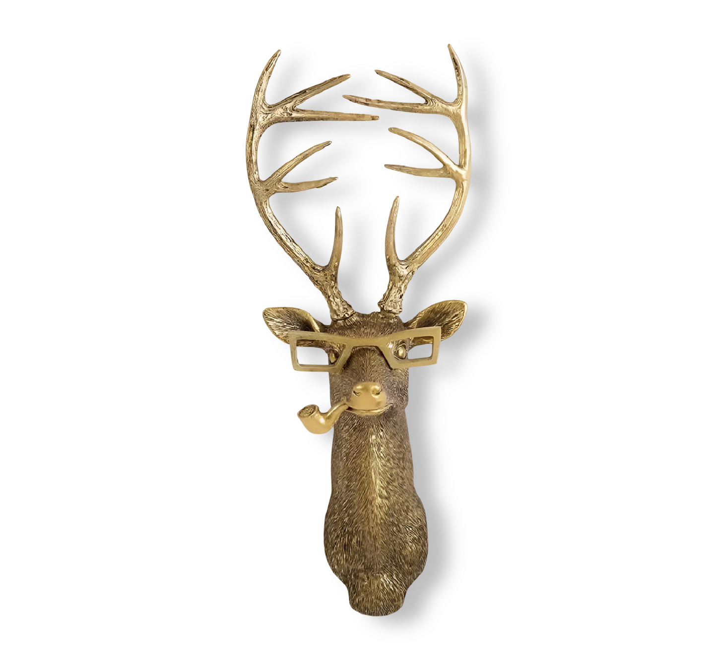 Golden Head | Multifunctionele Wandhaak – Decoratieve Wandopslag