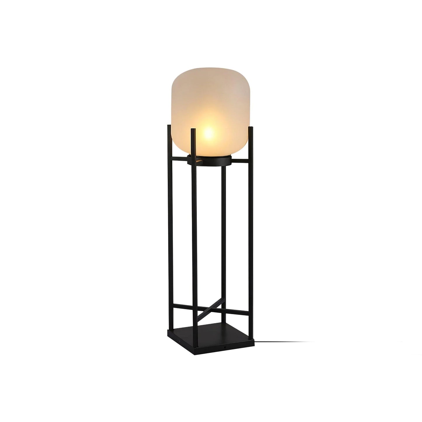 Solar Outdoor Floor Lamp Lantern | Stainless Steel Garden Light | IP65 Waterproof LED | Automatic Dusk-to-Dawn Lighting
