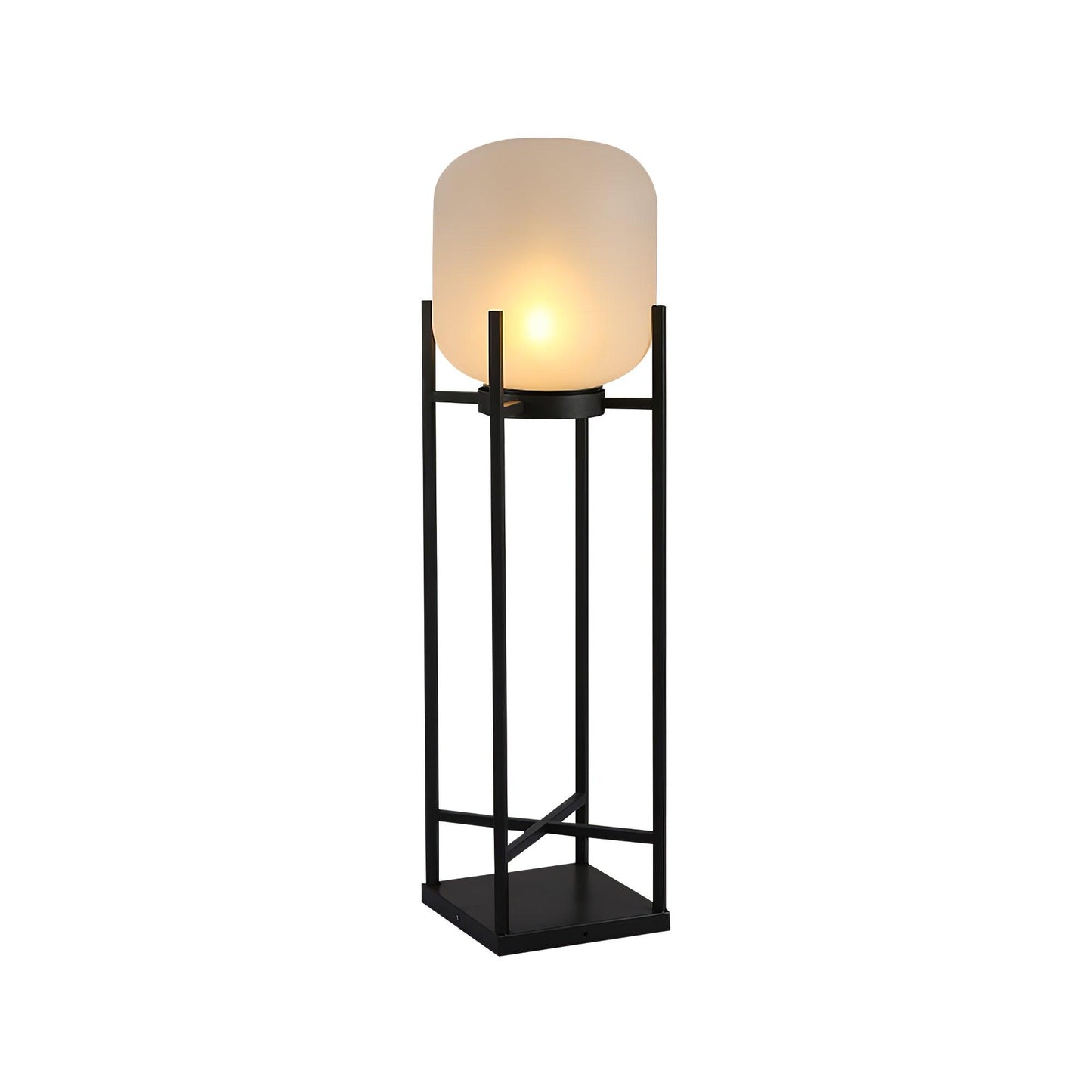 Solar Outdoor Floor Lamp LED Garden Lighting | Stainless Steel & Glass | IP65 Waterproof | 3000K–6000K Patio & Pathway Lamp