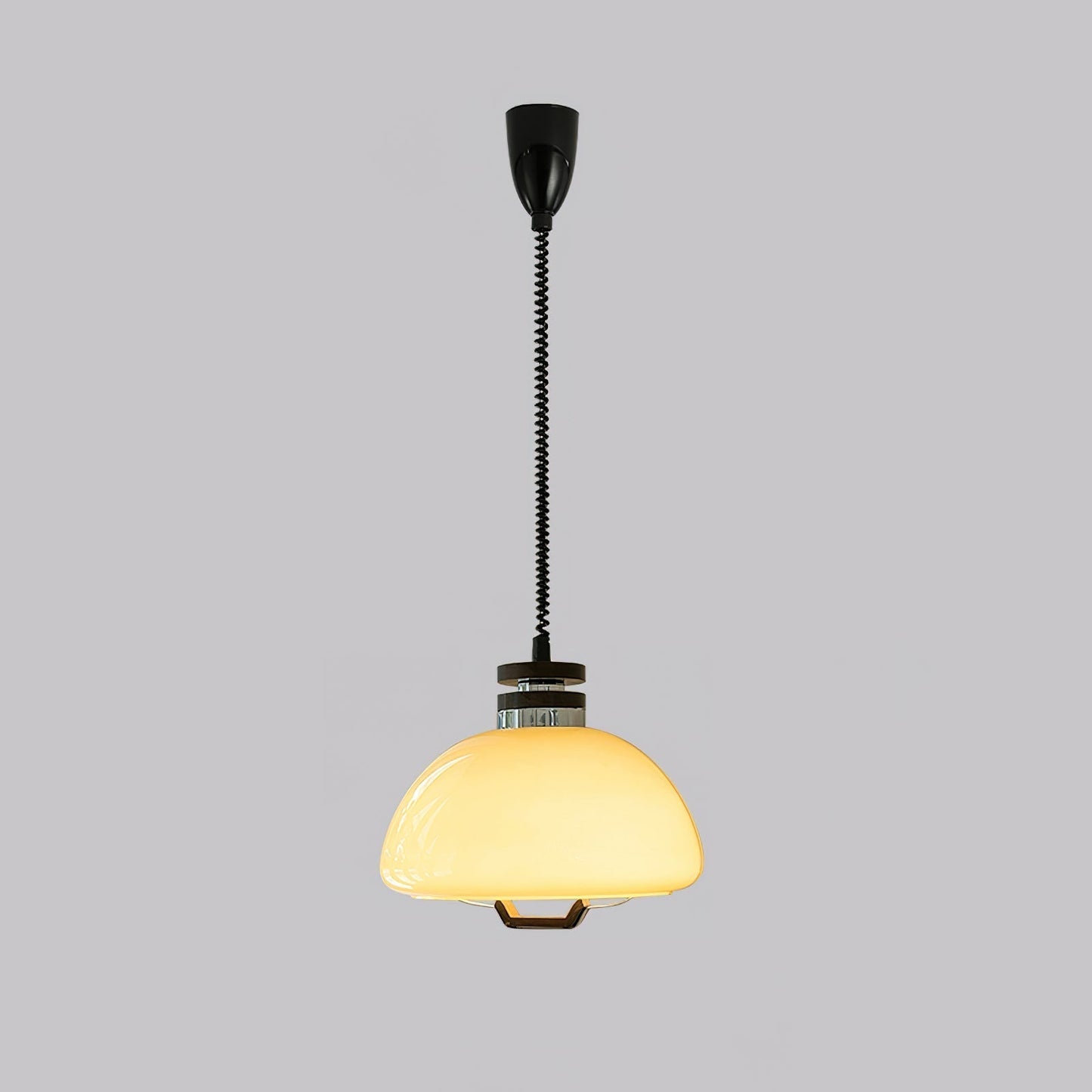 Vela Pudding Pendant Lamp Glass Ceiling Light | Modern Sculptural Design | E26/E27 Socket | Warm Ambient LED Lighting