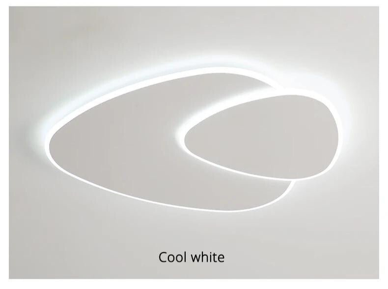 Modern, minimalist LED ceiling lamps