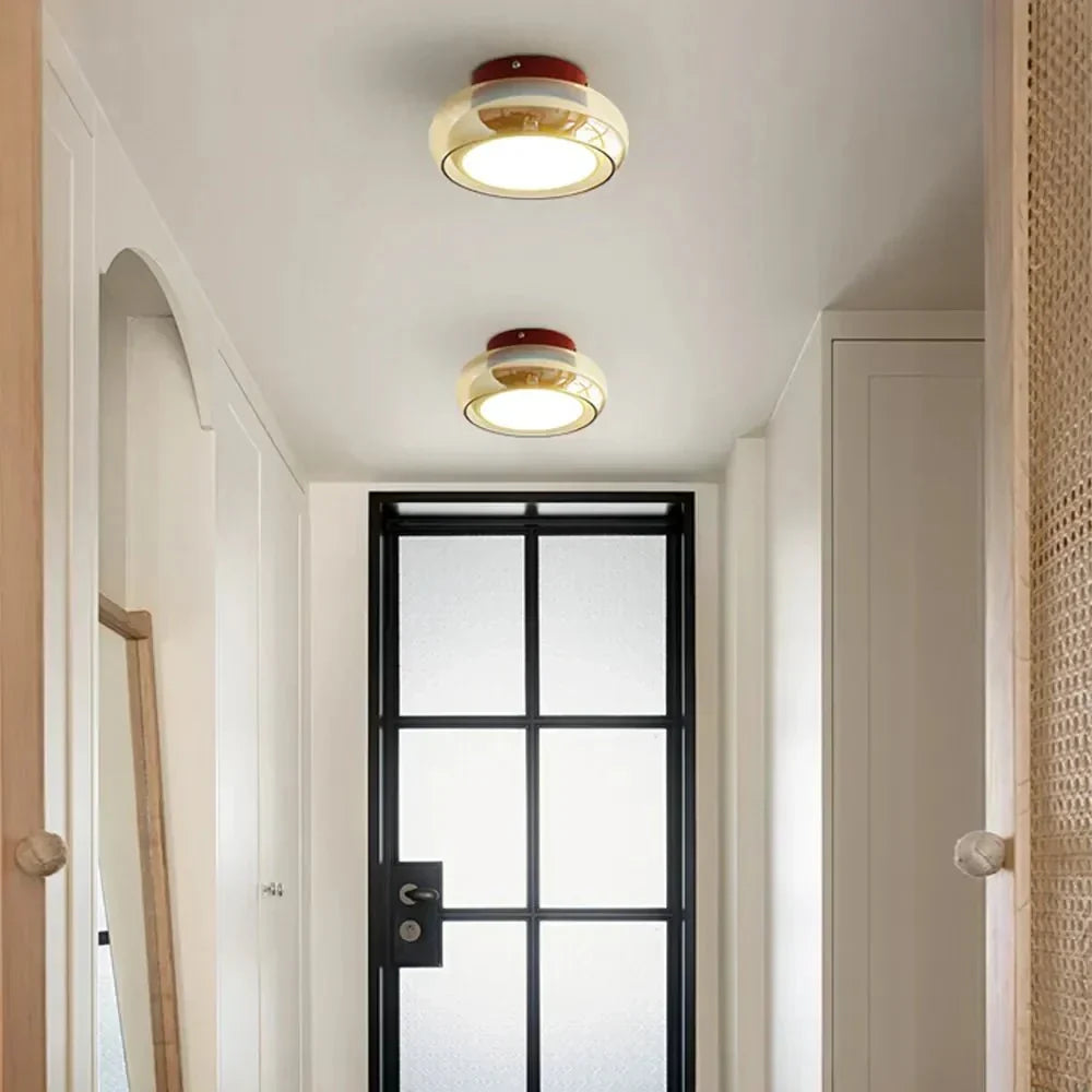 Vintage Small Acrylic LED Ceiling Lamp