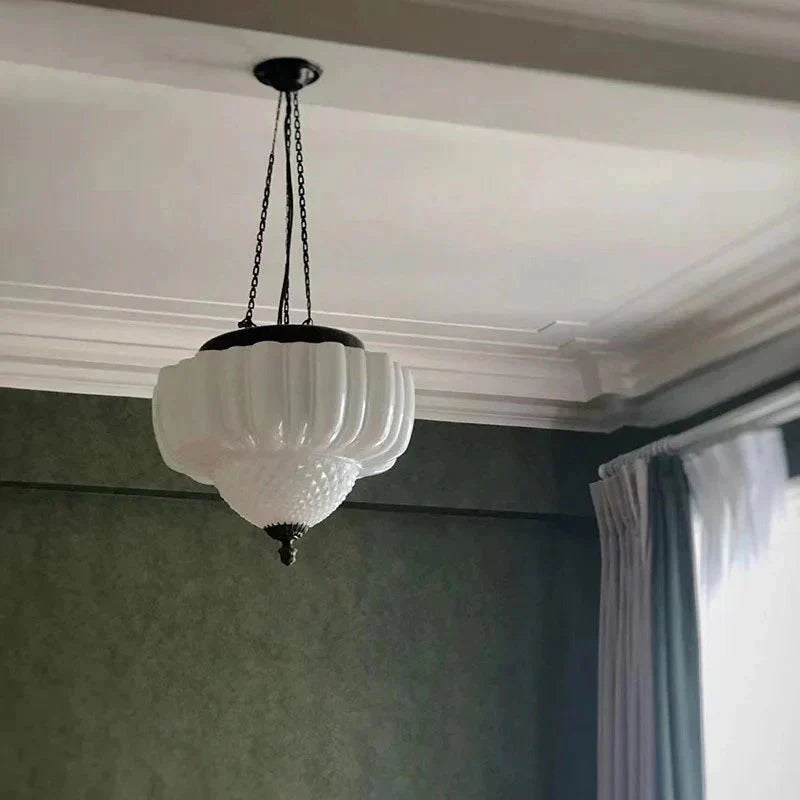 Modern White Minimalist Pendant Light
