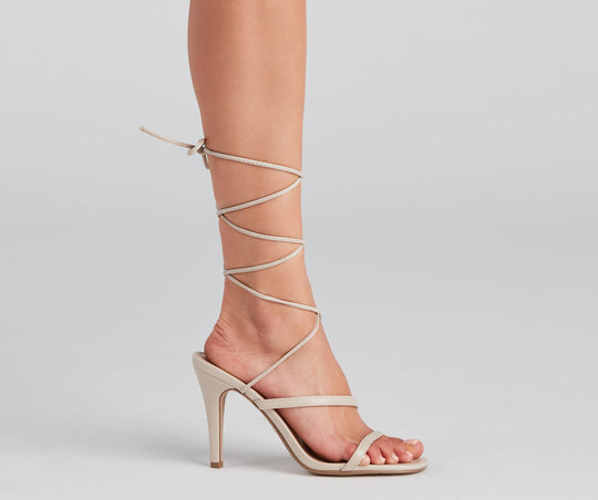 Such Class Lace-Up Shoes with Stiletto Heel