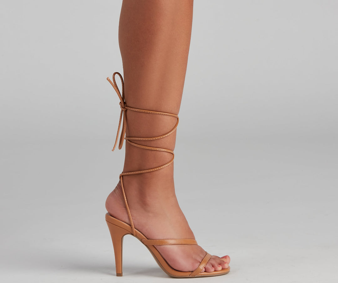 Such Class Lace-Up Shoes with Stiletto Heel