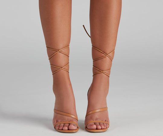 Such Class Lace-Up Shoes with Stiletto Heel