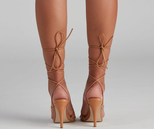 Such Class Lace-Up Shoes with Stiletto Heel
