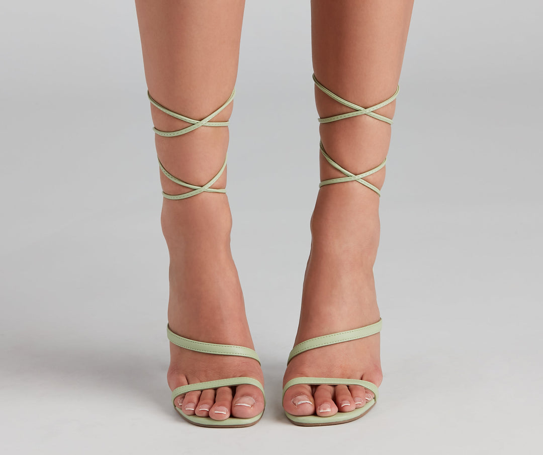 Such Class Lace-Up Shoes with Stiletto Heel