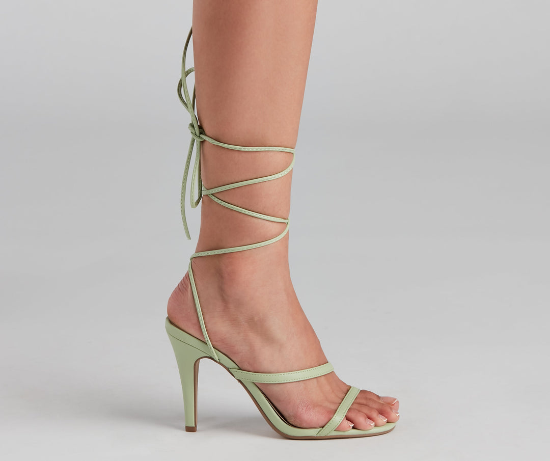 Such Class Lace-Up Shoes with Stiletto Heel