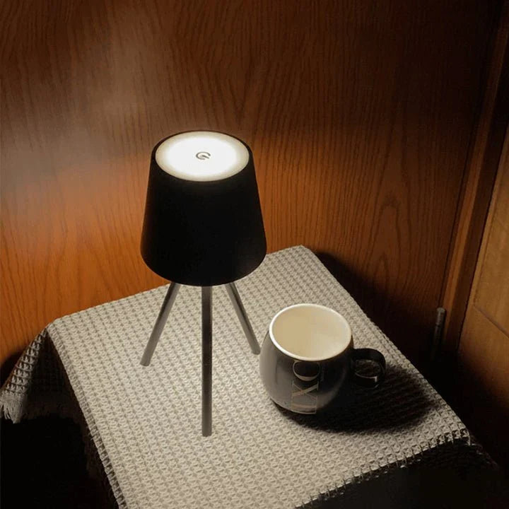 Rechargeable Table Lamp on Stand