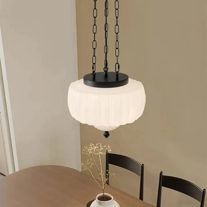 Modern White Minimalist Pendant Light