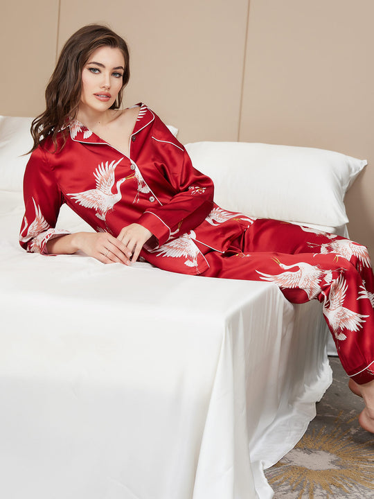 Ailith - Refined Binding Trim Women's Pajama Set