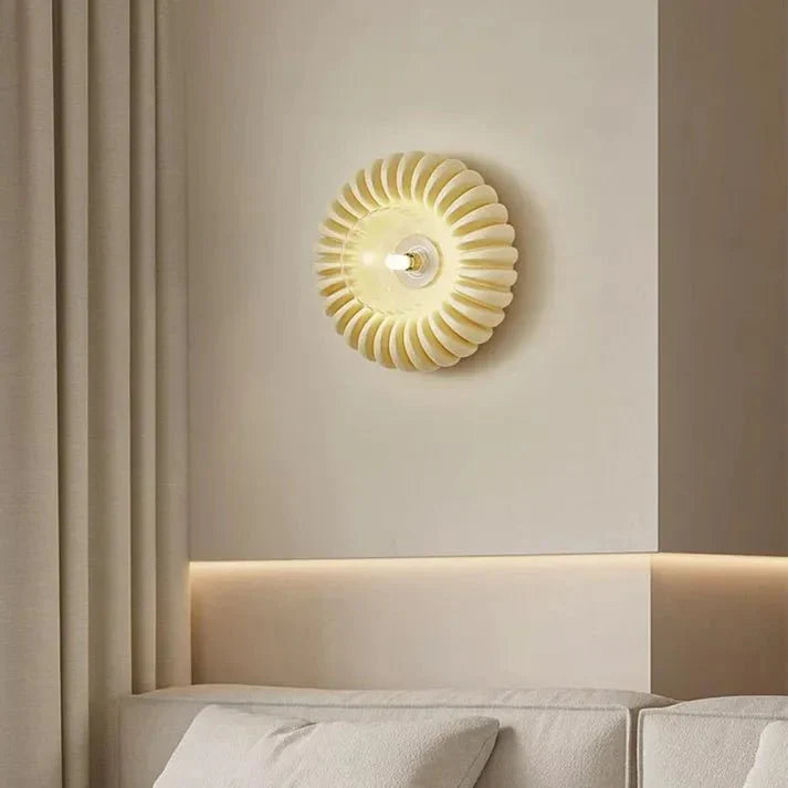 Modern Resin Bedroom Wall Lamp Creative Design | G9 Wall Light Fixture | Minimalist Decorative Lighting | Indoor Ambient Lamp | 24cm