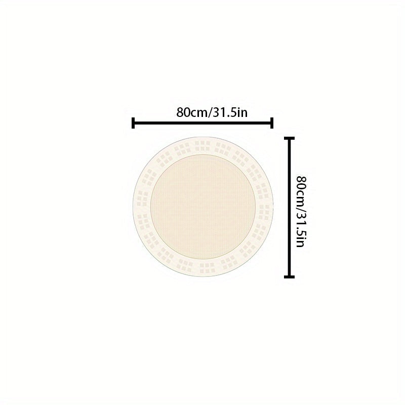 LunaWeave | Harmonious Cream Rug | Soft, Non-Slip & Washable – Elegant Design for Stylish Living Spaces