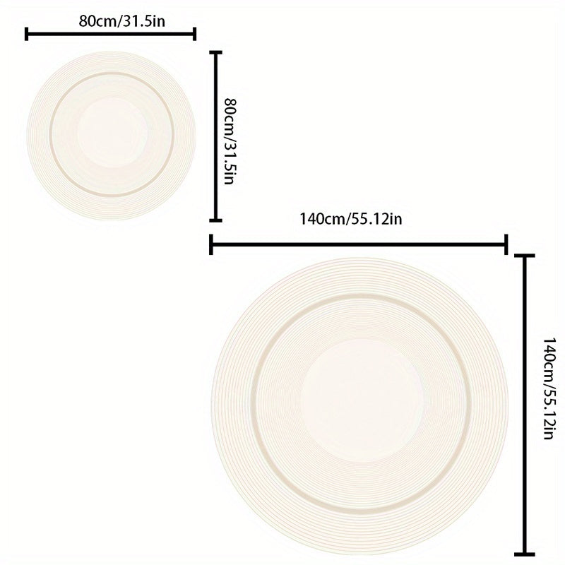 LunaWeave | Harmonious Cream Rug | Soft, Non-Slip & Washable – Elegant Design for Stylish Living Spaces