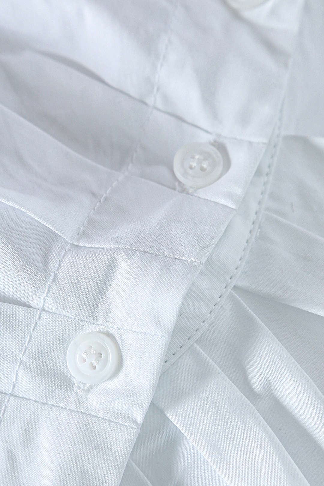 Winifred - Chic Asymmetric Hem Women's Pleated Shirt