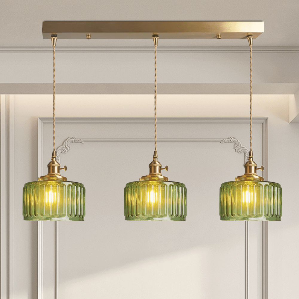 Vintage Crystal Hanging Lamp