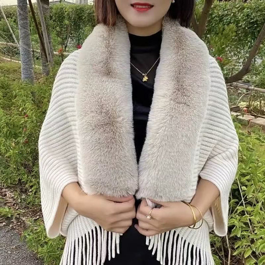 Large Knitted Scarf for Women | Ideal for the Fall-Winter Season