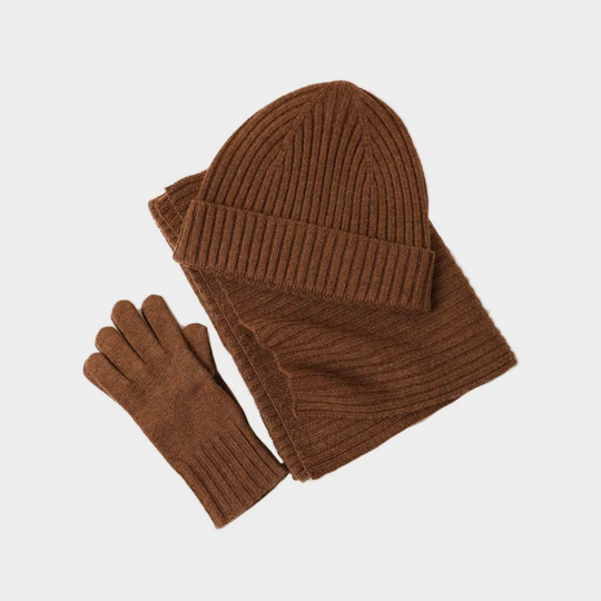 Adult Hat, Scarf, and Glove Set | Ideal for Winter