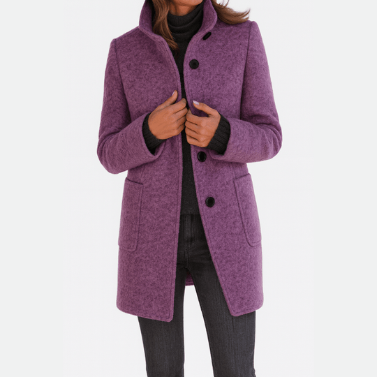 Gerhild | Women's coat with high collar