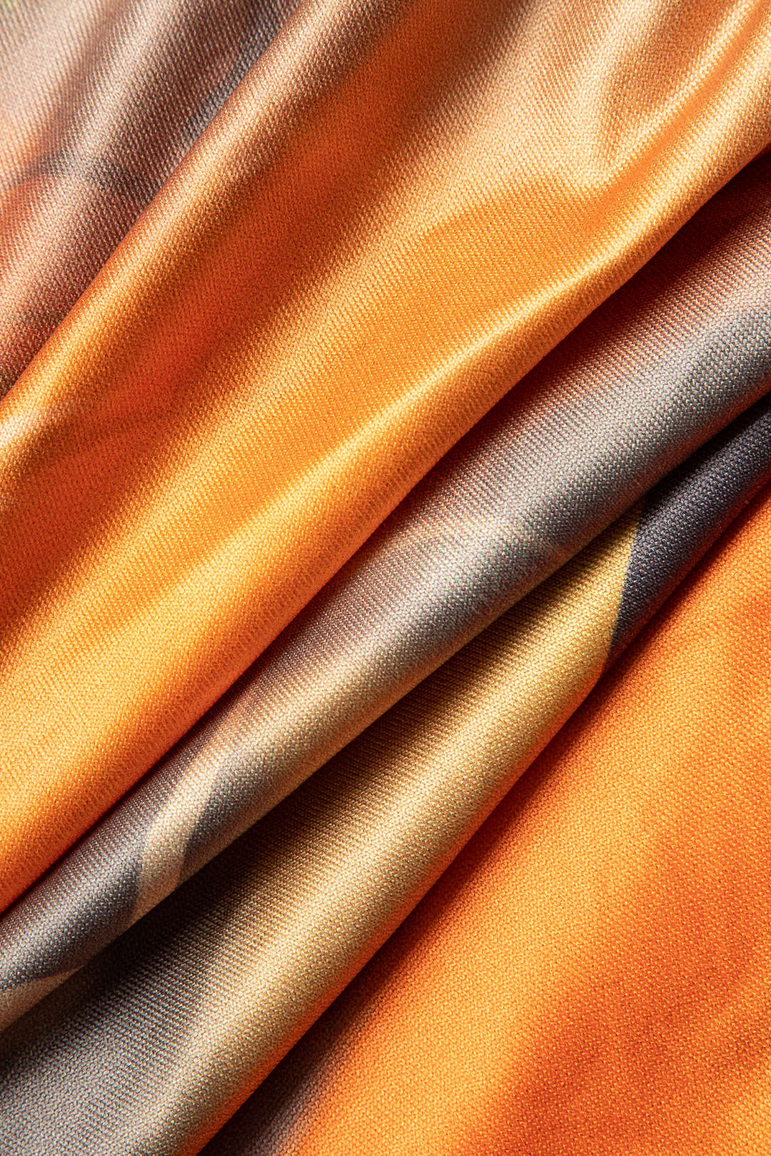 Abstract Print Halter Cowl Neck Split Mini Dress 