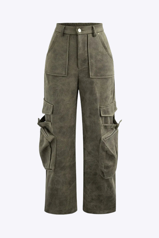 Blanca - Trendy Suede Touch Women's Cargo Pants