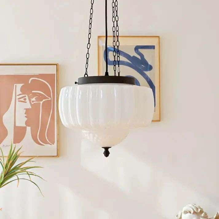 Modern White Minimalist Pendant Light