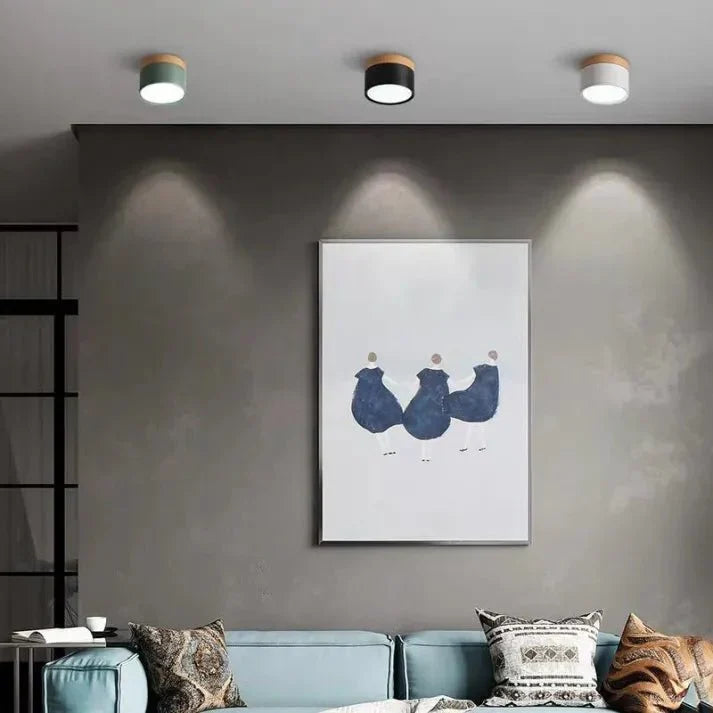 Nordic Cylinder LED Ceiling Lamps for Hallways