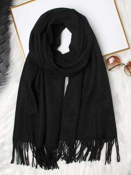 Women's Winter Scarf with Fringe | Ideal for the Cold Season