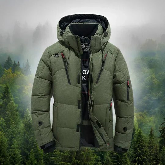 Long Parka with Detachable Hood for Men | Ideal for Winter