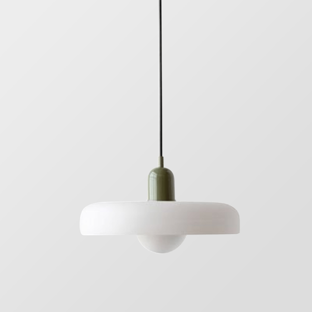 Bauhaus Pendant Lamp Made of Colored Glass