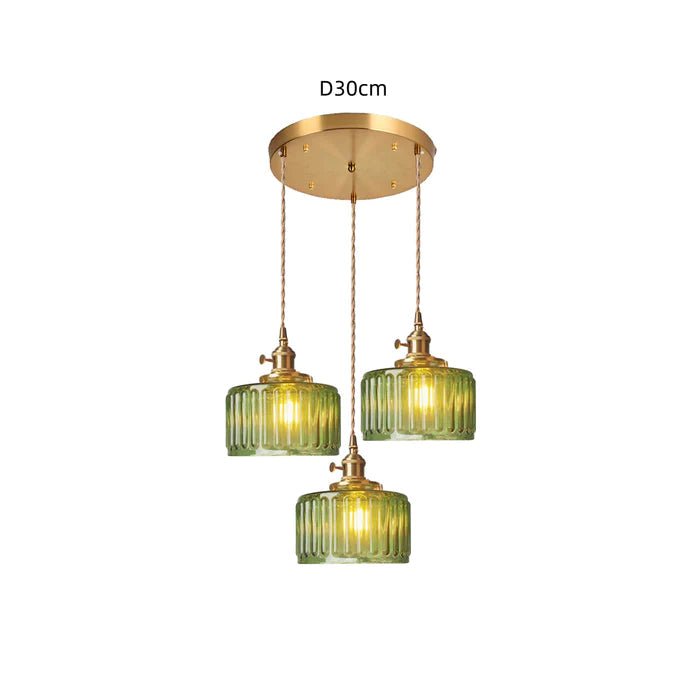 Vintage Crystal Hanging Lamp