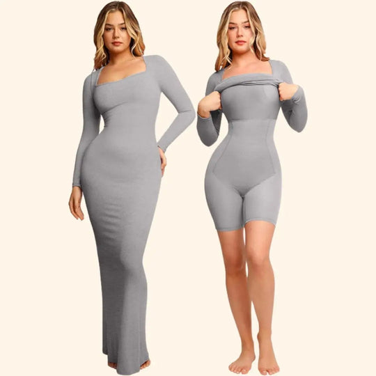 Long Sleeve Shapewear Dress – Flattering and Comfortable