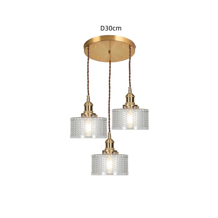 Vintage Crystal Hanging Lamp