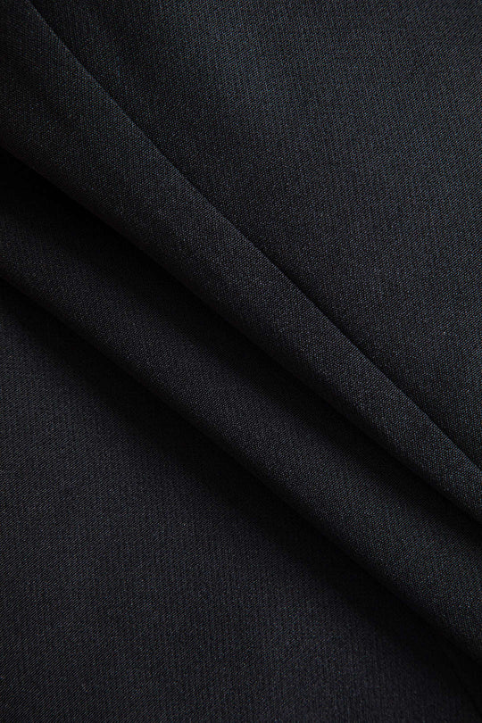 Plain Button Zipper Asymmetrical Mini Dress 