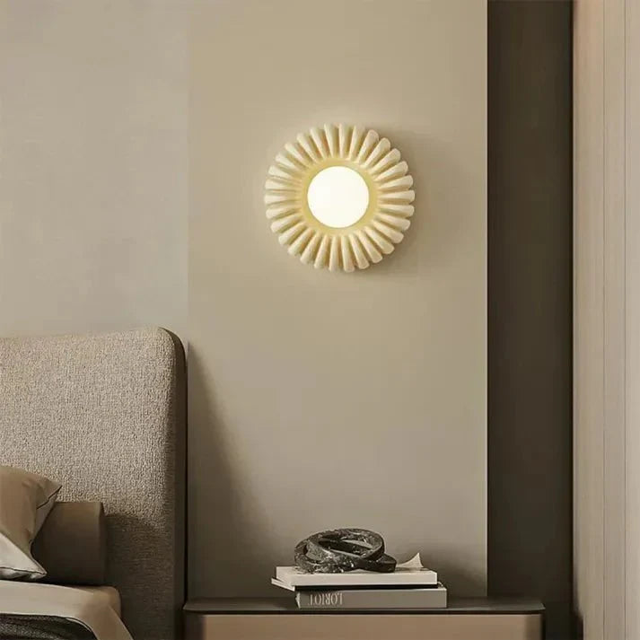Modern Resin Bedroom Wall Lamp Creative Design | G9 Wall Light Fixture | Minimalist Decorative Lighting | Indoor Ambient Lamp | 24cm
