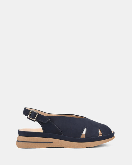 Dames | Sandaal | Kazoo Midnight | Bounce Voetbed | Comfortabel | Casual Stijl