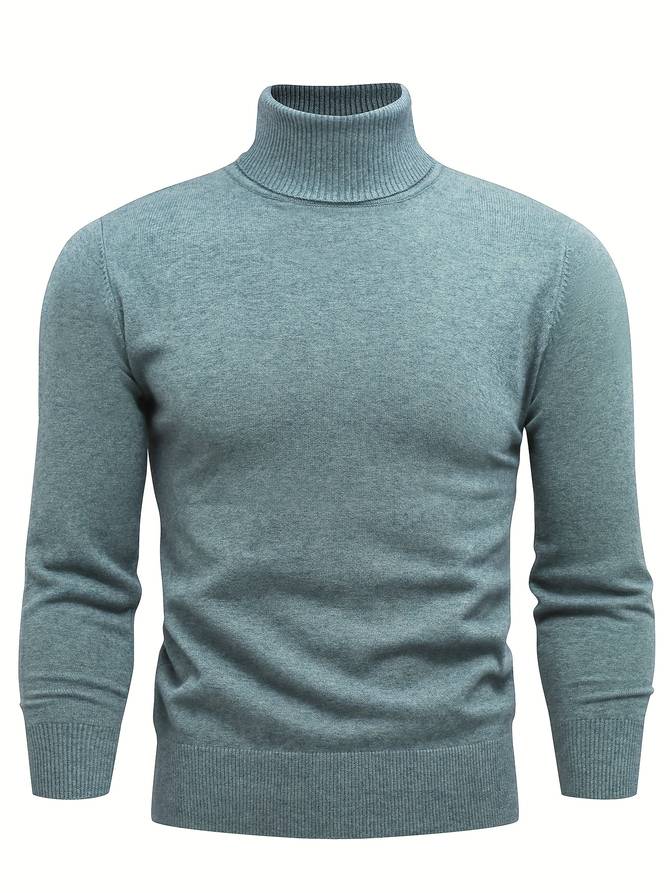 Men's Long Sleeve Turtleneck | Ideal for Fall and Winter
