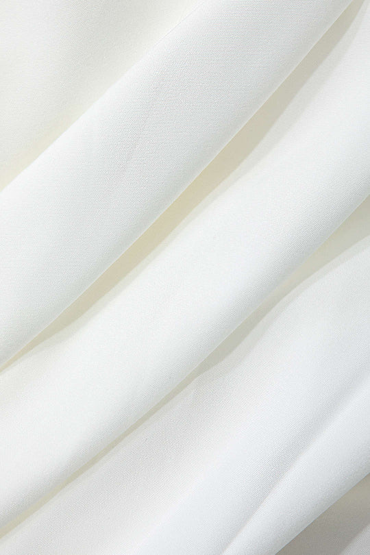 Mock Neck Cut Out Pleated Maxi Dress 