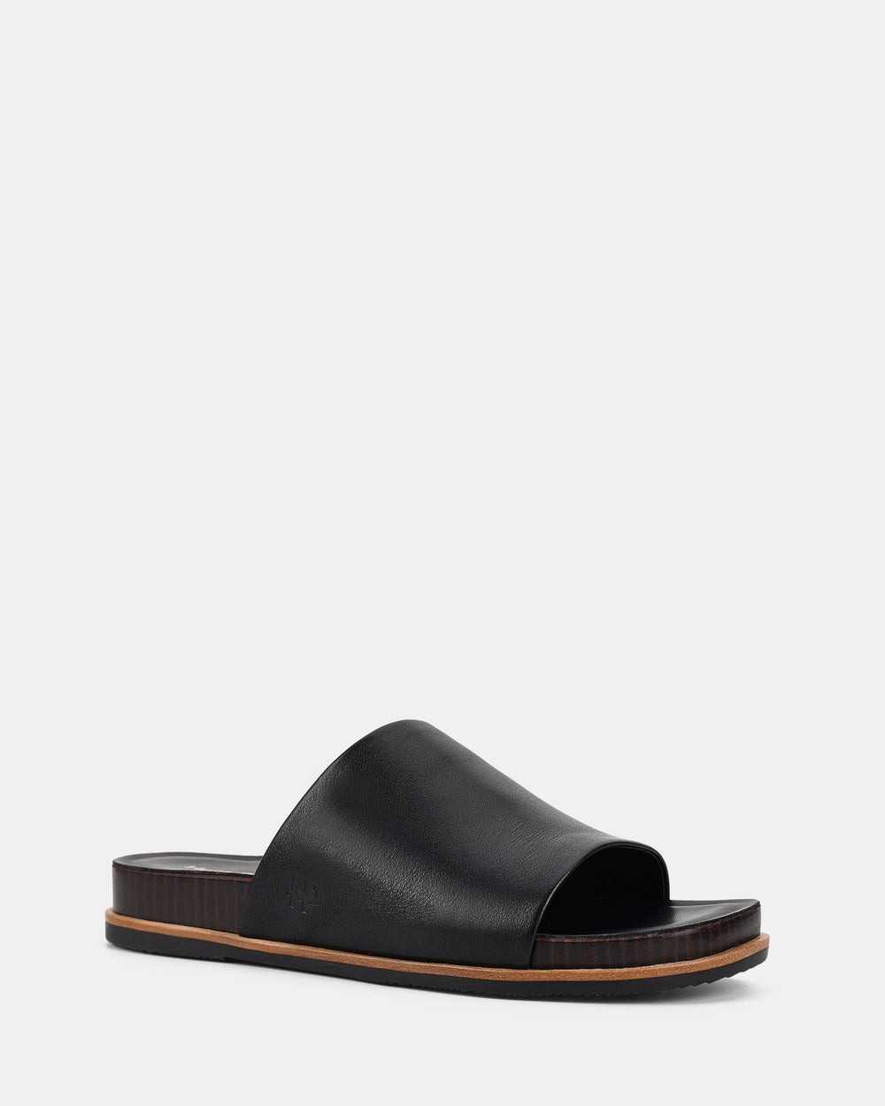 Dames | Sandaal | Jewel Zwart | Leren Bovenkant | Comfortabel | Casual Stijl