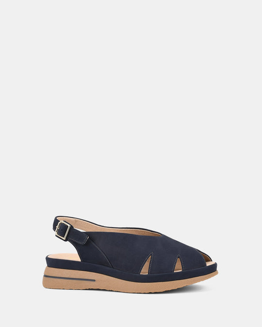 Dames | Sandaal | Kazoo Midnight | Bounce Voetbed | Comfortabel | Casual Stijl