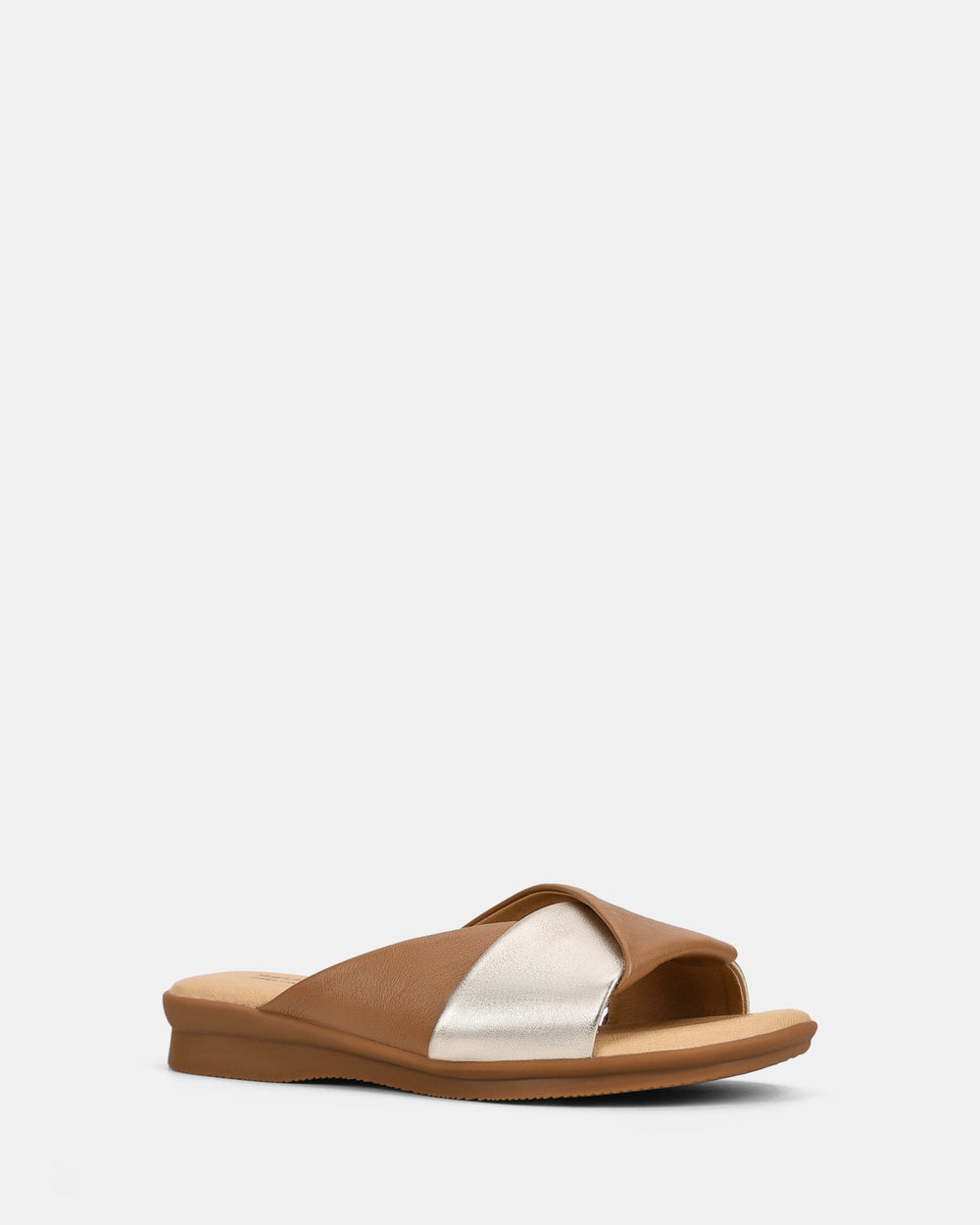 Dames | Nara Tan/Champagne | Sandalen | Comfortabel | Deep Comfort