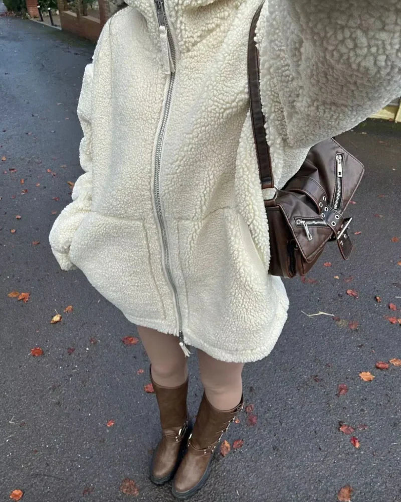 Teddy Fleece Jacket Luna | Warmth and Style