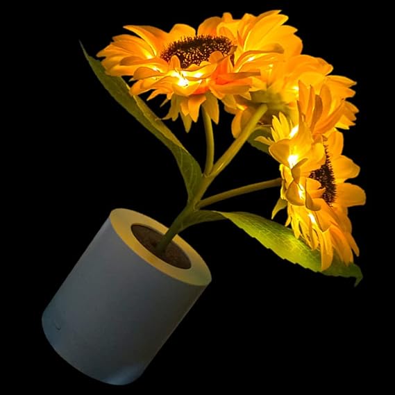 Sparkling Sunflower Lamp