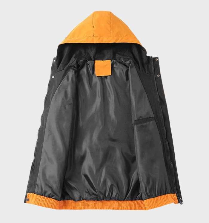 Heidi-Mode | Warm, Lightweight, and Waterproof Men's Hooded Jacket with Pockets