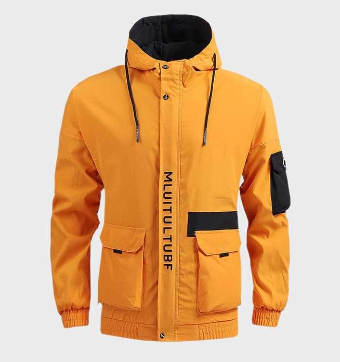 Heidi-Mode | Warm, Lightweight, and Waterproof Men's Hooded Jacket with Pockets