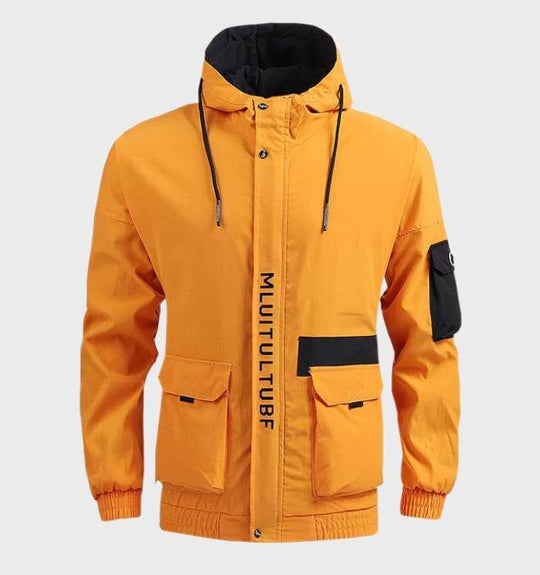 Heidi-Mode | Warm, Lightweight, and Waterproof Men's Hooded Jacket with Pockets