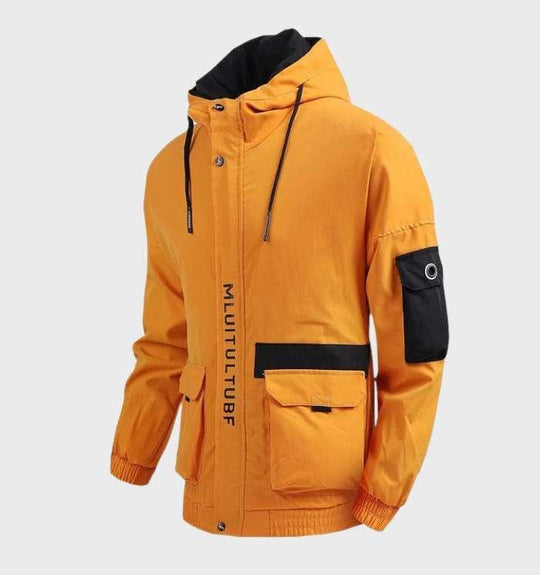 Heidi-Mode | Warm, Lightweight, and Waterproof Men's Hooded Jacket with Pockets