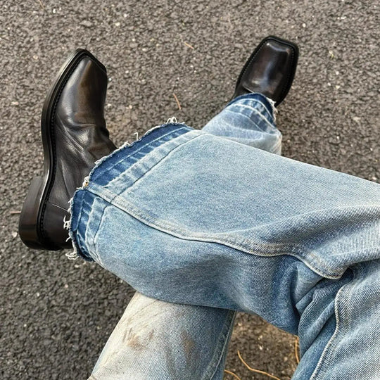 Men's | Ankle Boots | Square Toe | Sleek Silhouette | Timeless Design